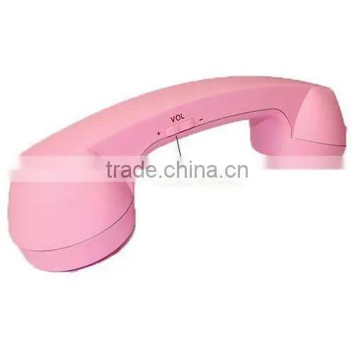 Rubber Coating Retro Headset for Blackberry mobile phone with function key