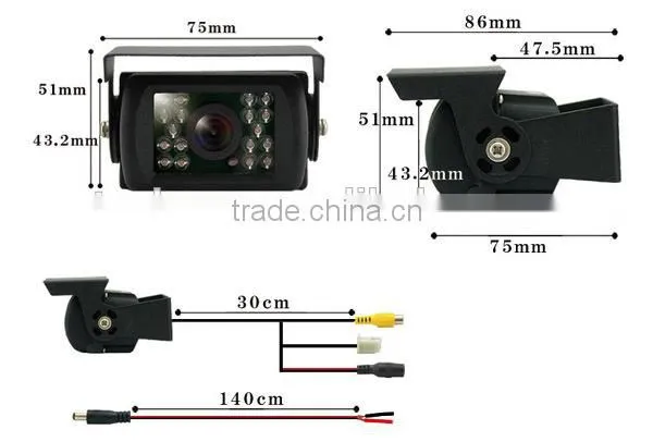 CMD-410 480 tv lines18 infra-red 1.0 LUX reverse car camera,camera car,camera for car