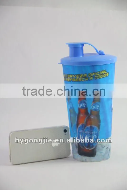 3D large pp recyclable tumbler with cover