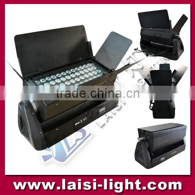 72pcs 3W led wall washer light RGBW or white color led light for tv studio