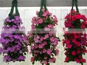 Garden Durable PE Woven Hanging Planting Grow Bags With 8 Planting Slits