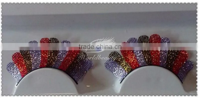wholesale hot red lace eyelashes high Quality
