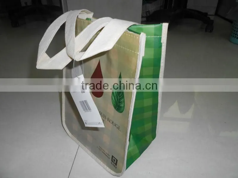 four bottles of wine bottle bag