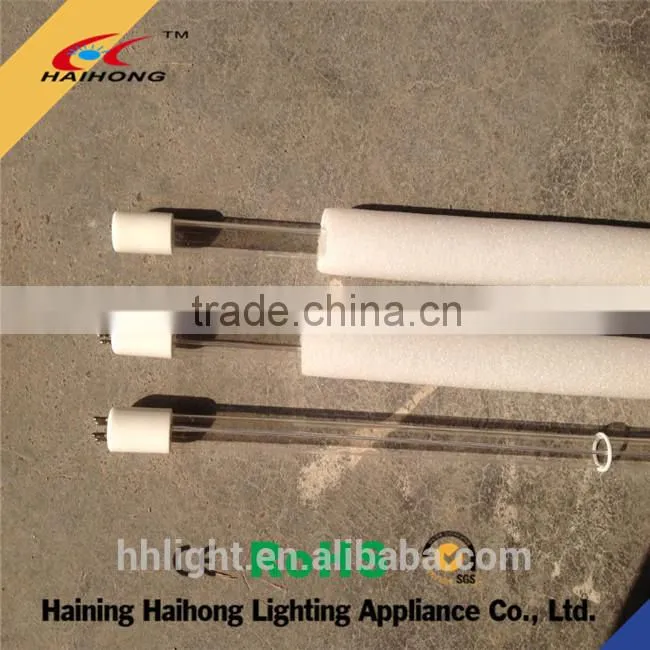 double-ended 185nm 254nm T5 quartz glass uv germicidal lamp