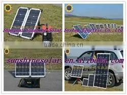 80W Portable solar panel kit/Folding Solar panel kit/ Folding kits/ portable solar panel/module kit