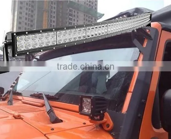 China manufacture 50" 288w led cuved light bar for trucks, led driving light bar