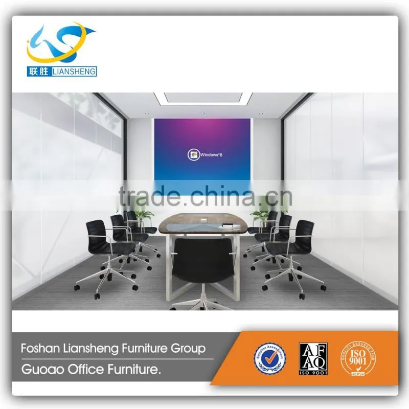 Modern square space saving office used small meeting table GMT001