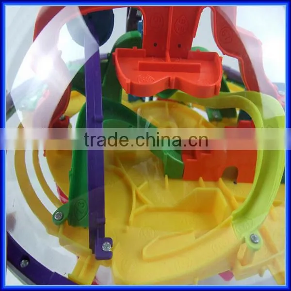High quality plastic children intellect 3D puzzle maze ball/educational puzzle toy