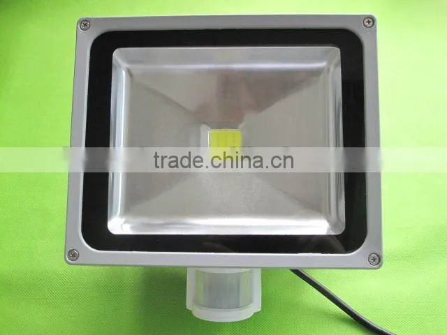 outdoor led flood light with pir sensor10W/20W/30W/50W with CE/RoHS