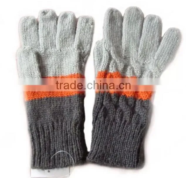 New Arrival Unisex Acrylic Knitted Winter Hat Scarf Glove Set