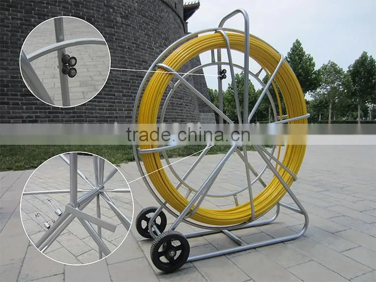 For conduct and clean of the underground cable installation Duct rodder