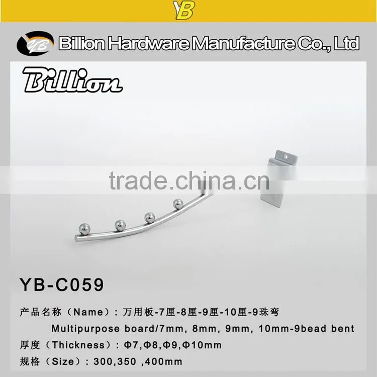 Metal Supermarket Beaded Hooks clothing hooks heavy duty metal long hooks