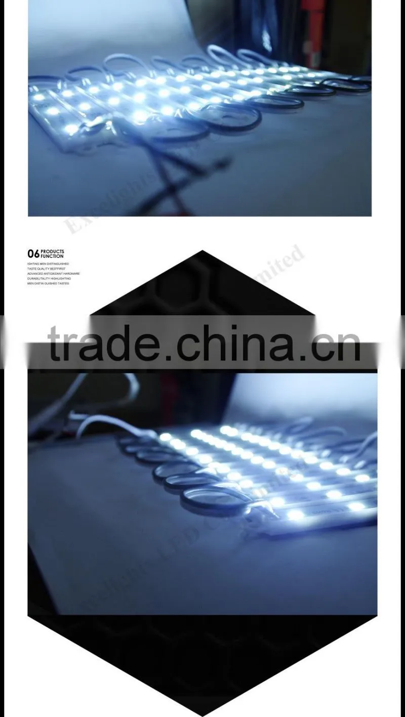 Factory sales 12V DC 0.72W 3 chips led module 5630