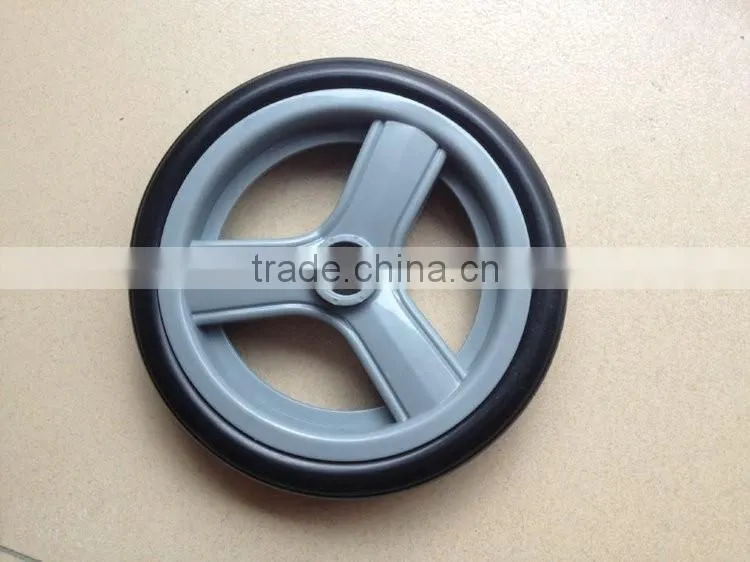 New launched products 13'' chrome plated pu foam wheel