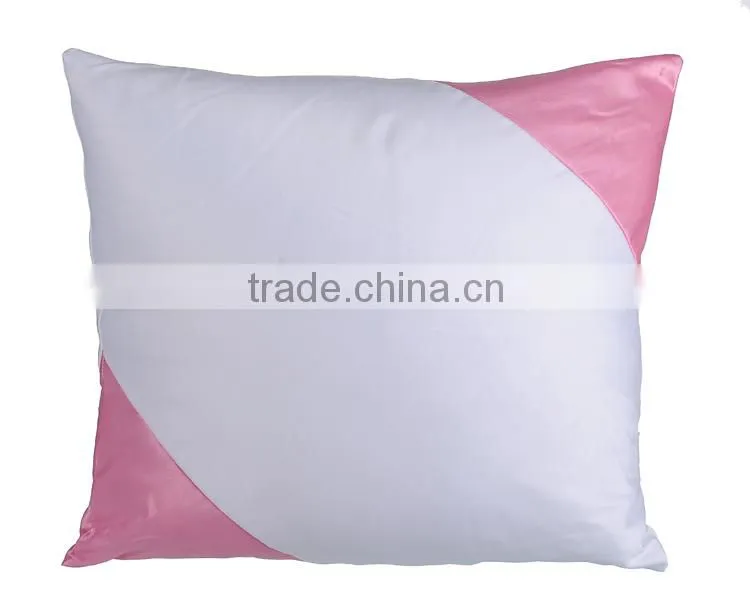 Customized style sublimation pillow case in pink color