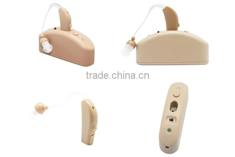 high quality travel portable rechargeable bte hearing aid