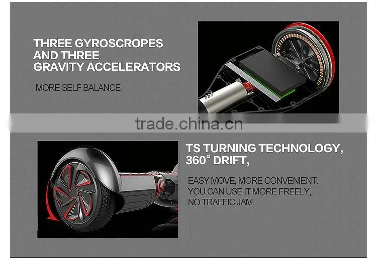 2016 China Factory Price Wholesale OEM skateboard CE FCC UL2272 msds un38.3 6.5 Inch 2 wheels scooter