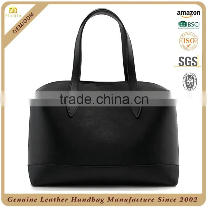 CSS1785-001-saffiano cow leather classic hand bag gym bags women