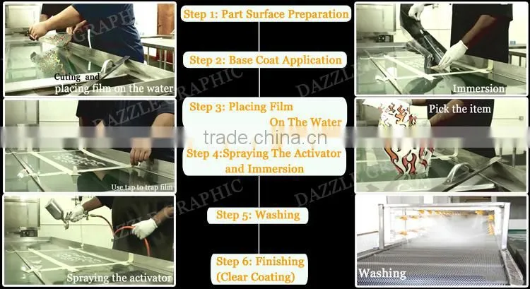 Unmatched Quality Water Transfer Printing Film Animal Skin Pattern DGDAZ007 Width0.5M Hydro Graphic Transfer DAZZLE