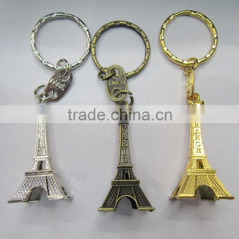 France paris Eiffel tower keychain tower keyring