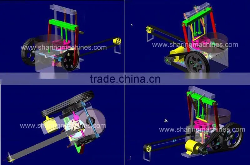 Professional machinery for quick lighting charcoal briquette making line