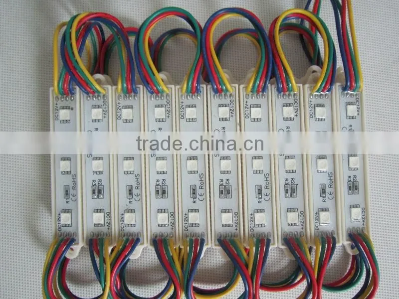 High quality DC 12V 5050 RGB LED Module Lighting for advertisement