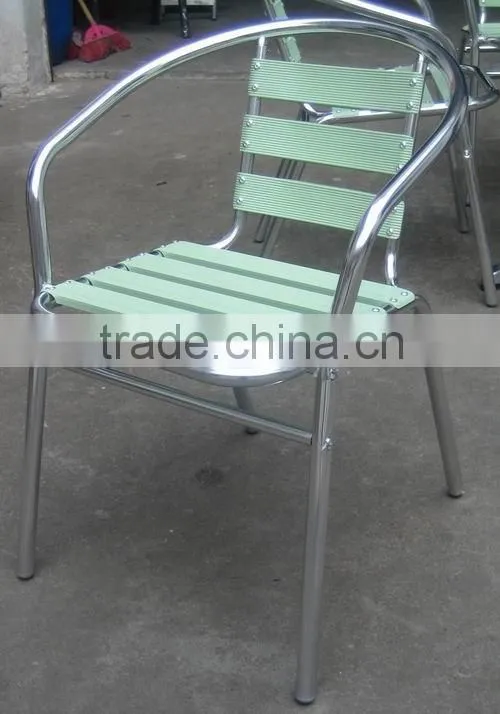 0503 low price good quality ourdoor garden dining aluminum stacking chair YC001