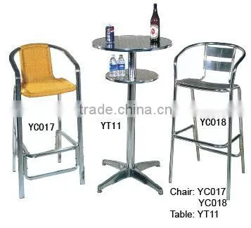 Used wooden aluminum frame high bar armchair with pedel YC017W