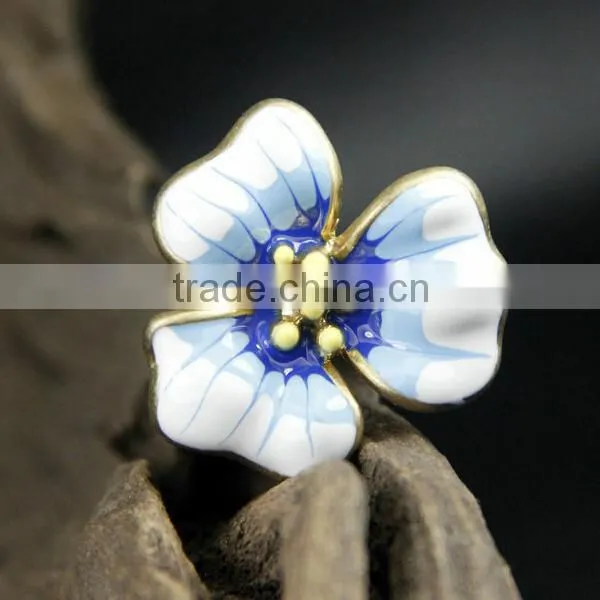 Brass cooper wedding brooch