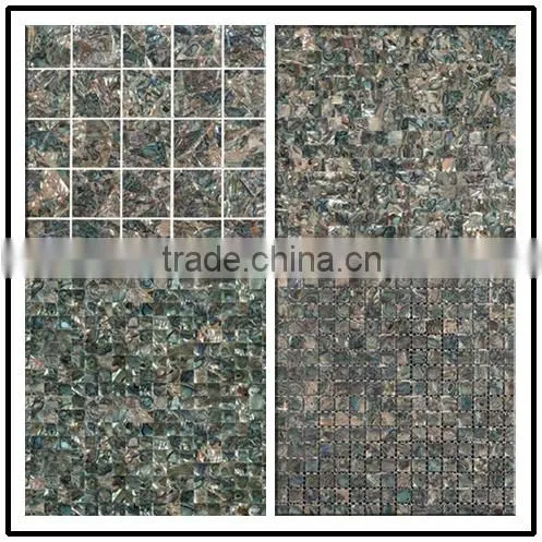 Paua mother of pearl mosaic tiles