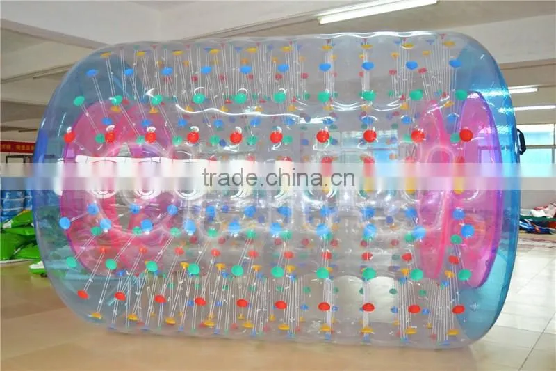 Hot selling commercial Dia 3m PVC/TPU water ball roller inflatable water roller balls