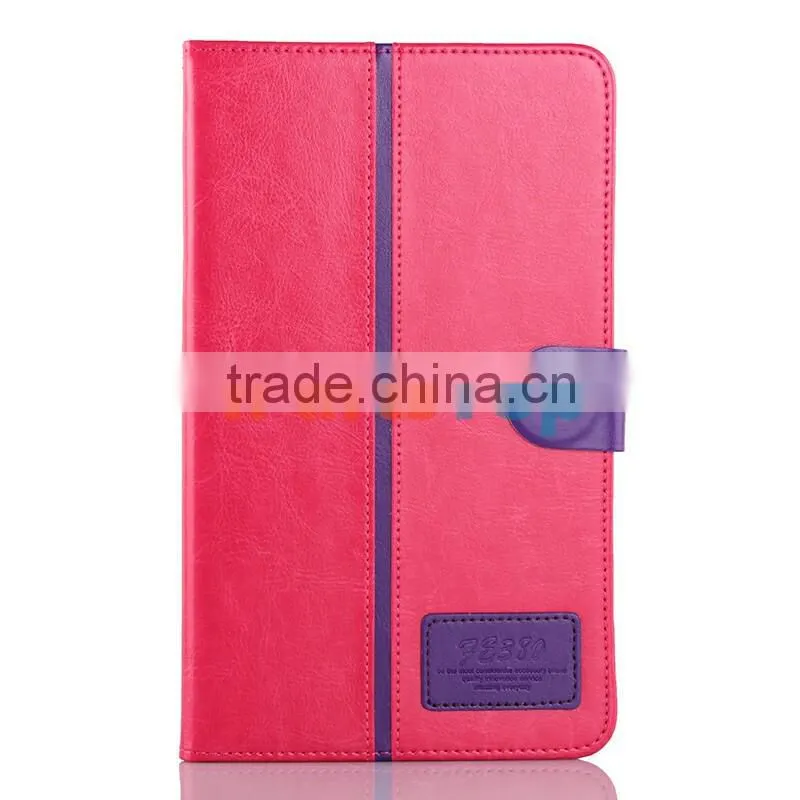 Wholesale Colored Leather Case For Asus Fonepad 8 FE380 CG Flip Cover TPU Protective Book Case