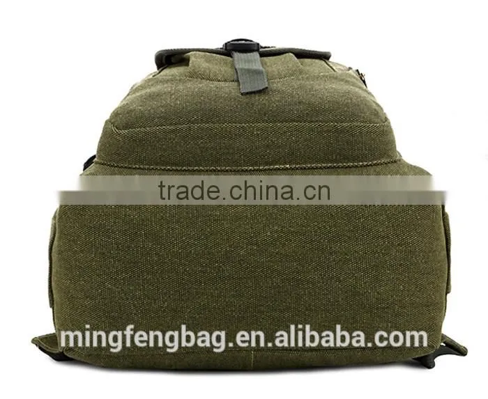 Custom Vintage Canvas Leather MenTravel Bag