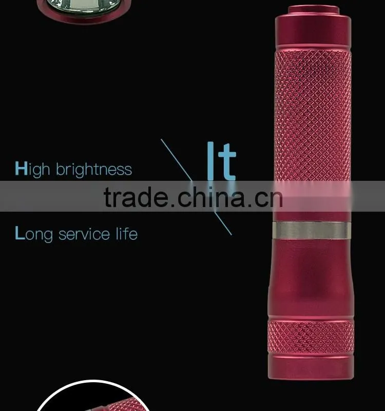 LuckySun Designer hot selling 200m long range 10440 AAA battery Night Torch lanterna led