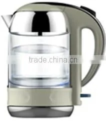 1.7L rotational glass electric kettle (new)