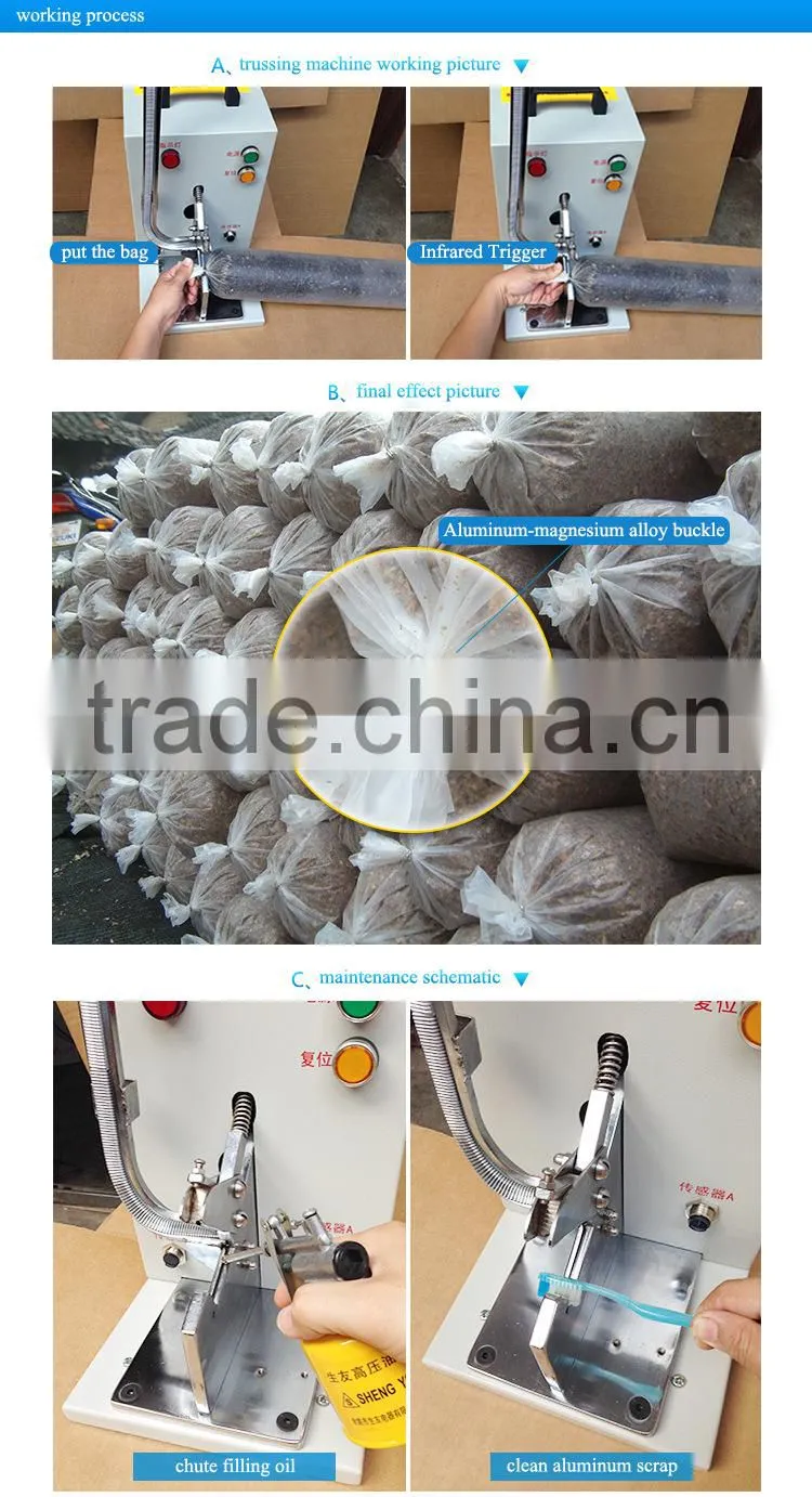 Small automatic rebar tying machine/tying machine for the mushroom