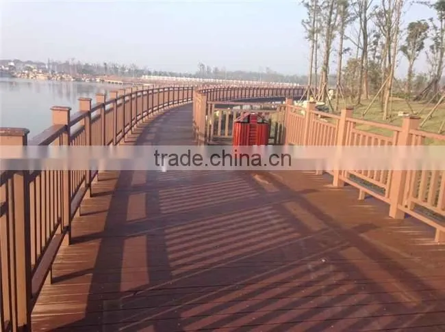 solid wood plastic composite WPC decking