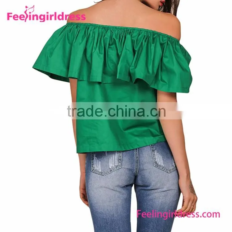 Free sample oem service tops for women 2016 blouses