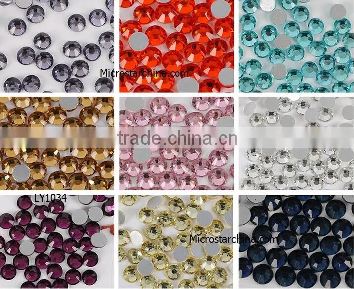 2016 good selling in stock diy flated jewelry crystal beads wholesale