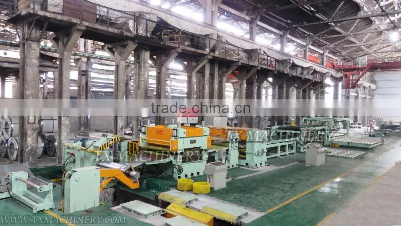 TX1400 steel Coil sheet metal shearing machine,cut to length machine