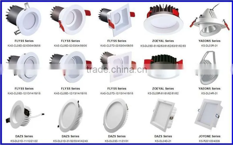 5 years warranty COB 20w led square fixed and adjustable downlight with dimmable driver