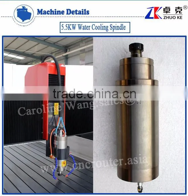 Heavy Duty Stone CNC Router Machine 1325 Also For Wood Aluminum With 5.5KW Big Power Spindle&Hybird Servo Motor