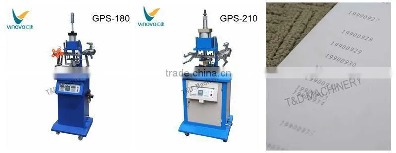 Automatic hot foil stamp machine