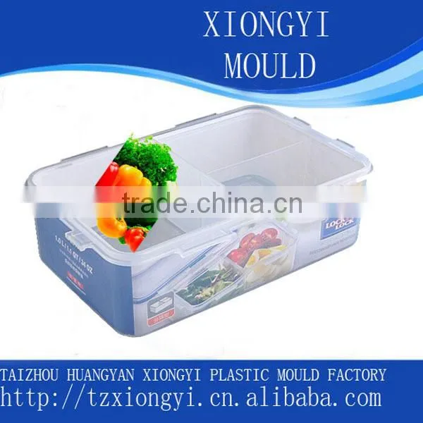 custom EU standard injection rectangluar food container mould manufacturer