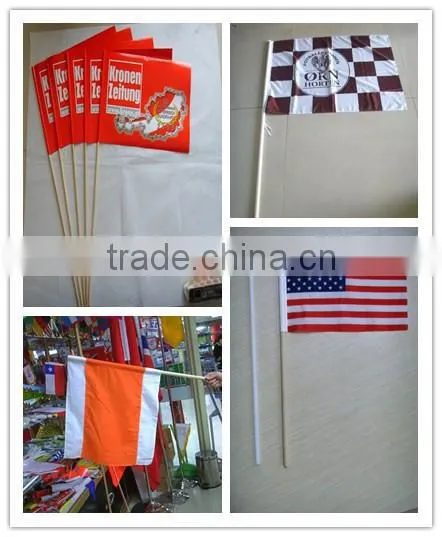 Brand new advertising custom beach flag hand flag