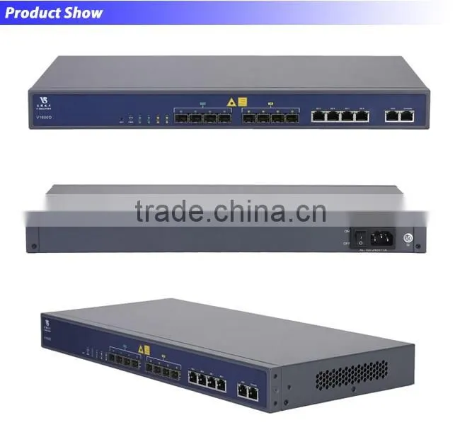 4 PON Port GEPON OLT 20KM transmission Distance 4GE Interface Support WEB Manage