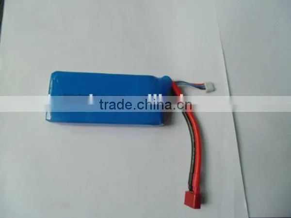 2s1p 7.4V 3000mAH Lipo battery pack with factory price