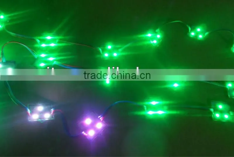 promotion!!! WS2811 LED digital pixel module,with 3pcs 5050 SMD RGB LEDs,DC12V input,20pcs a string