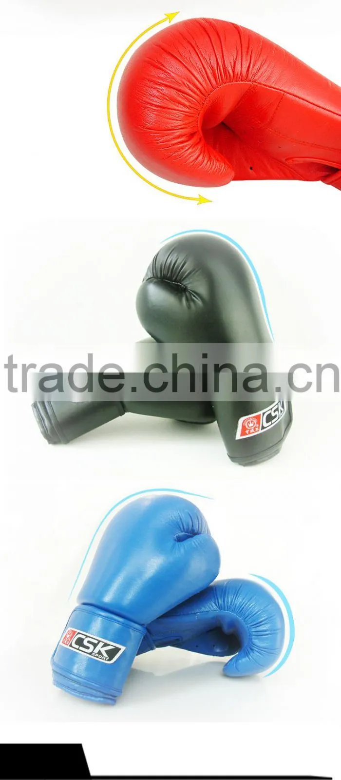 Professional leather working boxing gloves