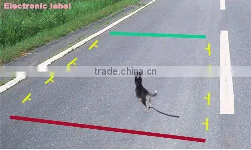 7 inch rear vision car reversing camera system